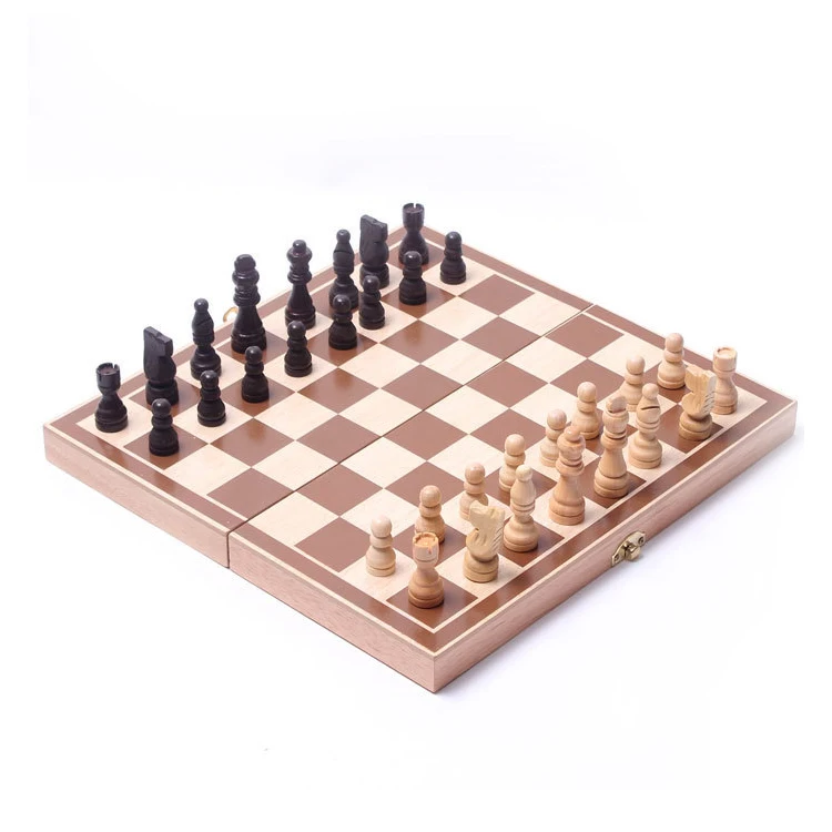 

Wooden International Chess Board Game, Wood