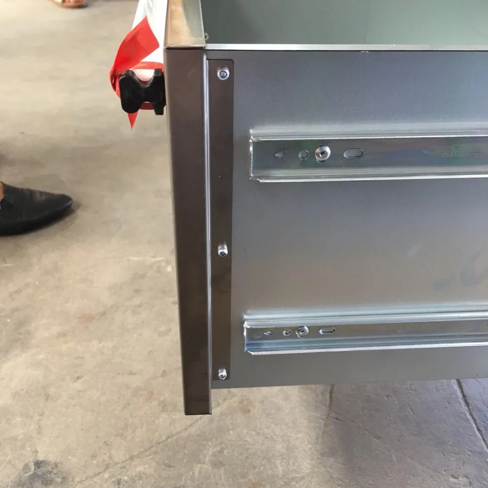 Garaje De Acero Inoxidable Personalizado Armario Con Cajones Para