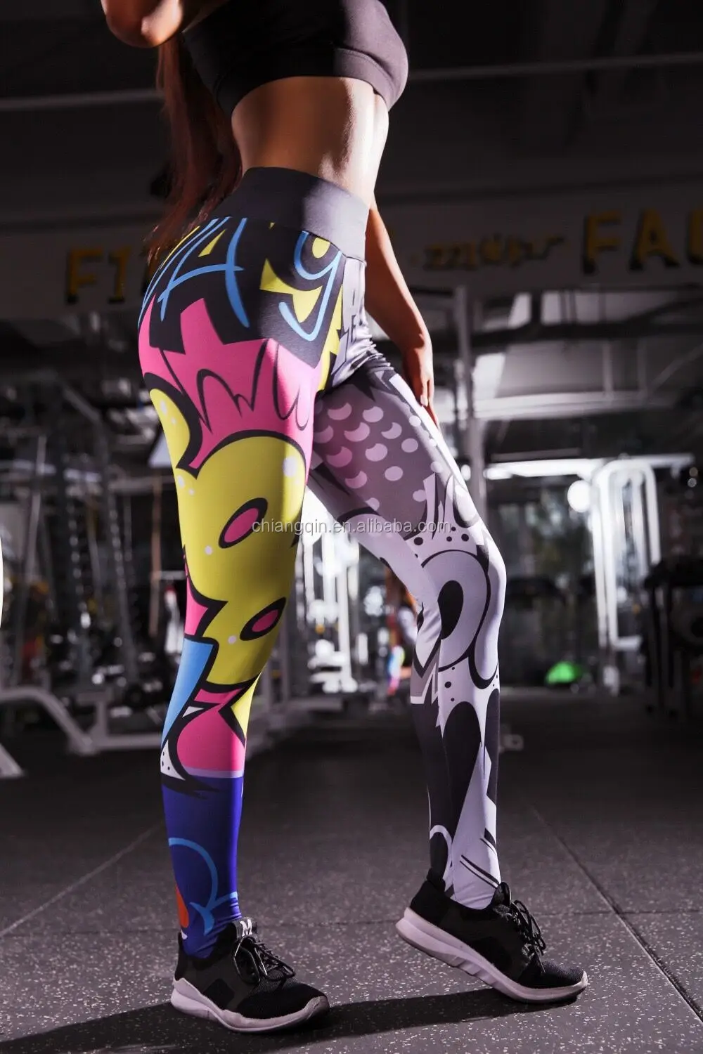 Custom Fitness Wear Sports Wear Cartoon 