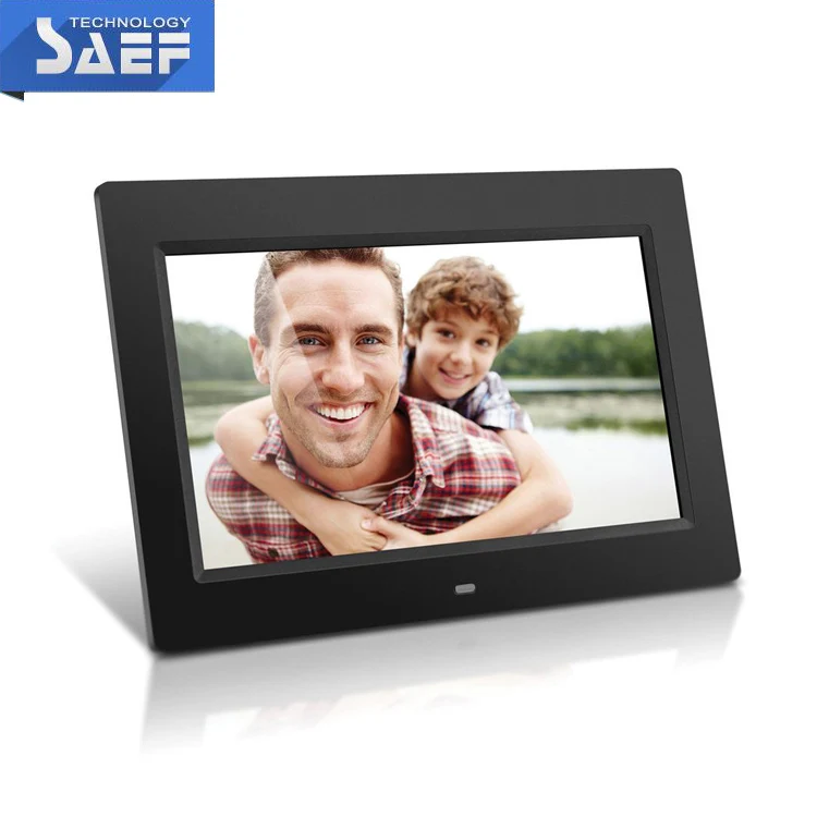 

Motion Sensor 10.1 inch 1024*600 electronic digital photo frame lcd advertising display screen, Black;white