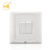 Electrical 10 A two gang one way wall light switch