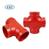 grooved coupling pipe fittings with many kinds of sizes for choice