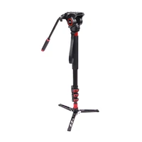 

2018 Leadwin hot selling professional flexible colorful and multifunctional monopod with head fromChina for shooting