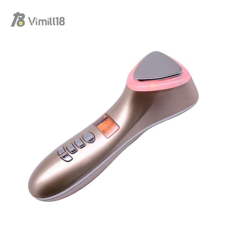 

Best LED Hot and Cold Beauty Device skin rejuvenator photon ultrasonic galvanic facial machine, Pearl white;champagne gold;dark red