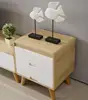 Best Selling Restaurant Cafe Wood Dining Table/Solid Surface Resin Stone White Square Modern Coffee Table