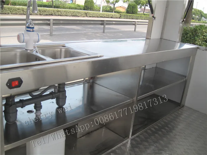 Camión De Acero Inoxidable Para Freír Helados,Camión De Comida Rápida,Vans,Fábrica  De Bicicletas,Carrito De Comida Móvil,2m De Ancho,Oem - Buy Carrito De  Comida Móvil De China,Carritos De Comida Móviles Eléctricos,Diseño De  Carrito De