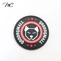 

High quality China factory customized 3D soft PVC logo silicone or rubber patch logo for garment