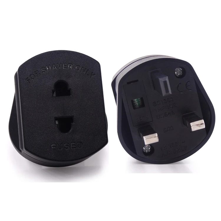 Shaver Plug Adapter Shaving Toothbrush Adapter Epilaters Bathroom Uk To