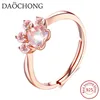 925 Sterling Silver Jewelry Wholesale,Trend Women Silver Ring With Zircon Stone