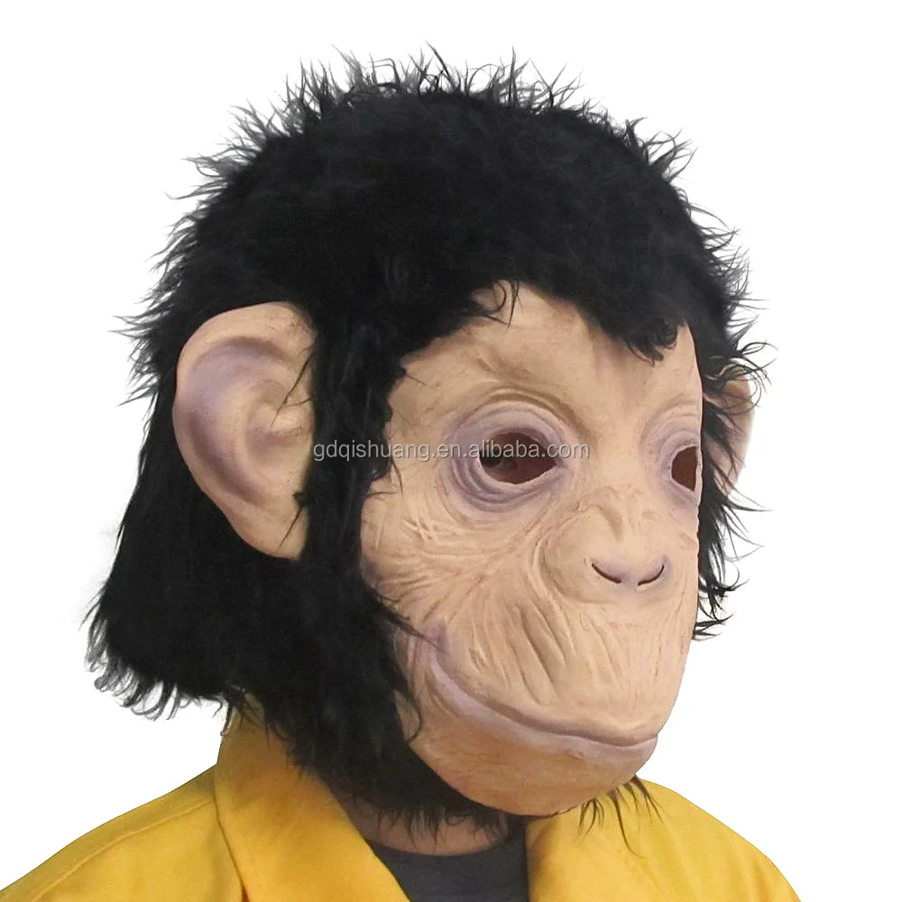 China Wholesale Full Head Realistic Halloween Cosplay Latex Monkey ...