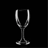 quartz crystal singing red wine glass ,custom glass goblet