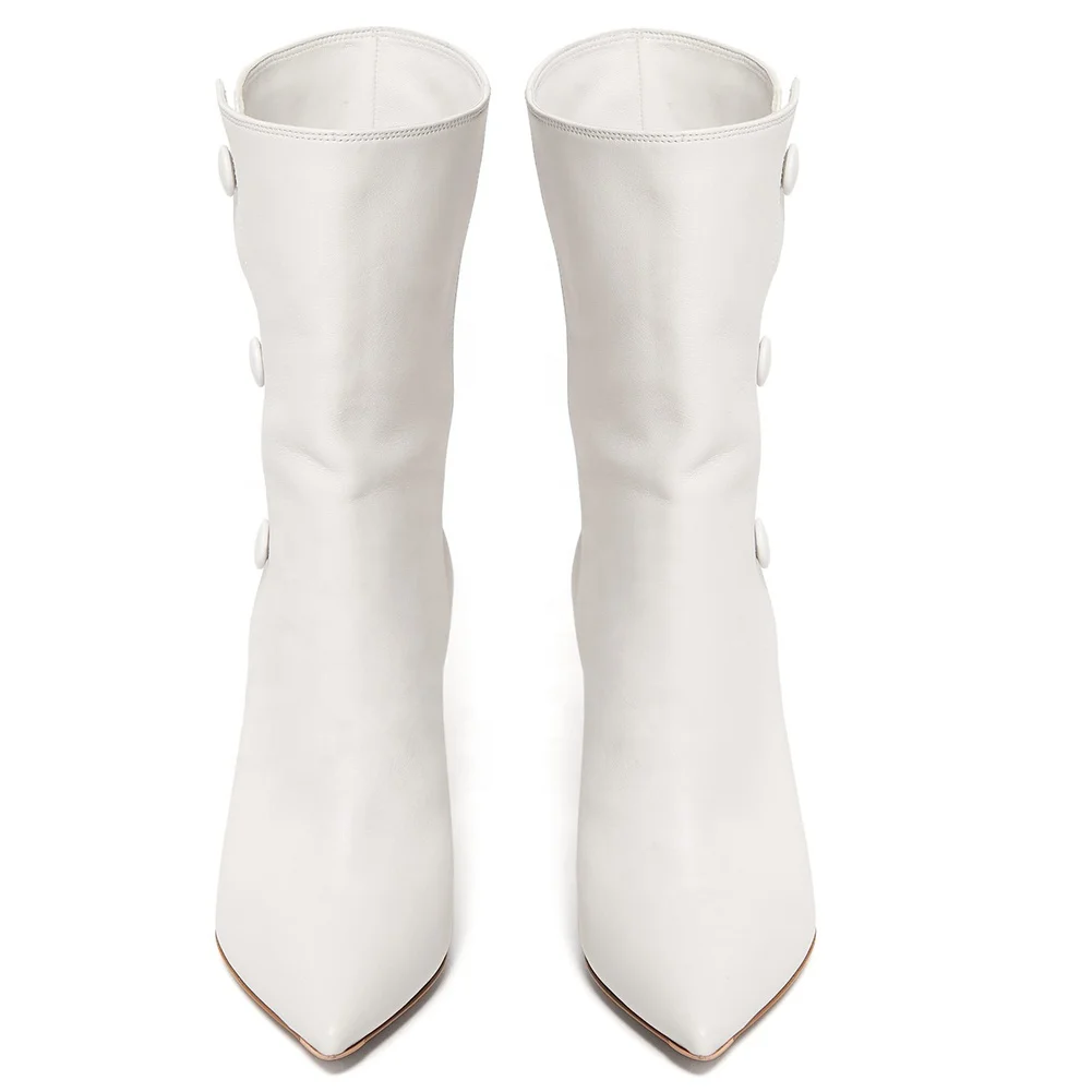 white mid calf boots (2)
