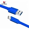 CE certificate Multicolor 3.0 Type-C Cable Flat USB C Type to A Type sample available