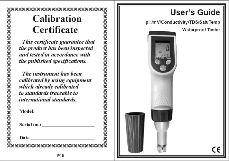 Amt03 Water Proof Ph Orp Conductivity Tds Salt Temp Meter Buy Ph