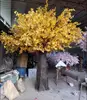 fake forest oak tree Fiberglass Trunk Artificial Ginkgo Tree for wedding party large Indoor outdoor decorative tree
