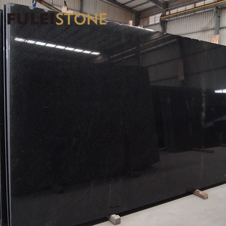 black galaxy granite slab
