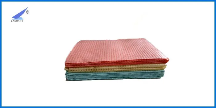 3 ply colorful Dental Dentist Lab Waterproof Disposable Bibs + Free Napkin Holder