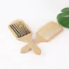Beau Fly Anti Static Detangling Massage Hair Comb Wooden Cushioned Organic Handmade Hair Brush