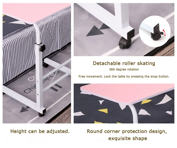 Livingroom study desk Household use Bedside desk adjustable table
