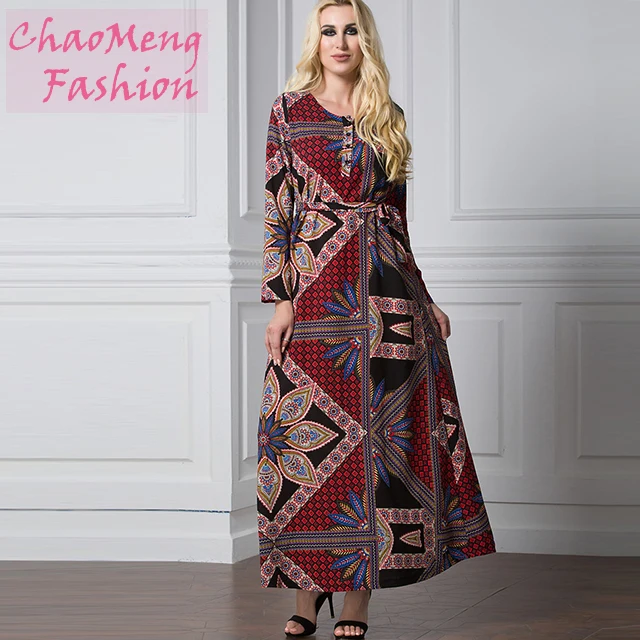 

5069#Batik alibaba clothing wholesale arabic&egypt traditional ethnic dress muslim islamic long dress, As shown