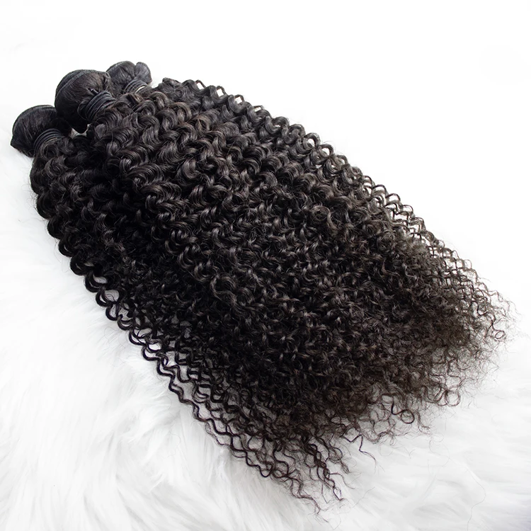 

2019 Best selling Cheap Virgin Malaysian Kinky Human Hair Weaves Curly, Natural color 1b to #2