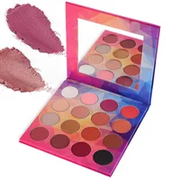 

Private label professional cosmetic oem waterproof 16 colors eyeshadow palette