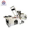 High speed tabletop semi automatic wet glue round bottle labeling machine
