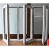 German brand PVC double glass single casement window three groups