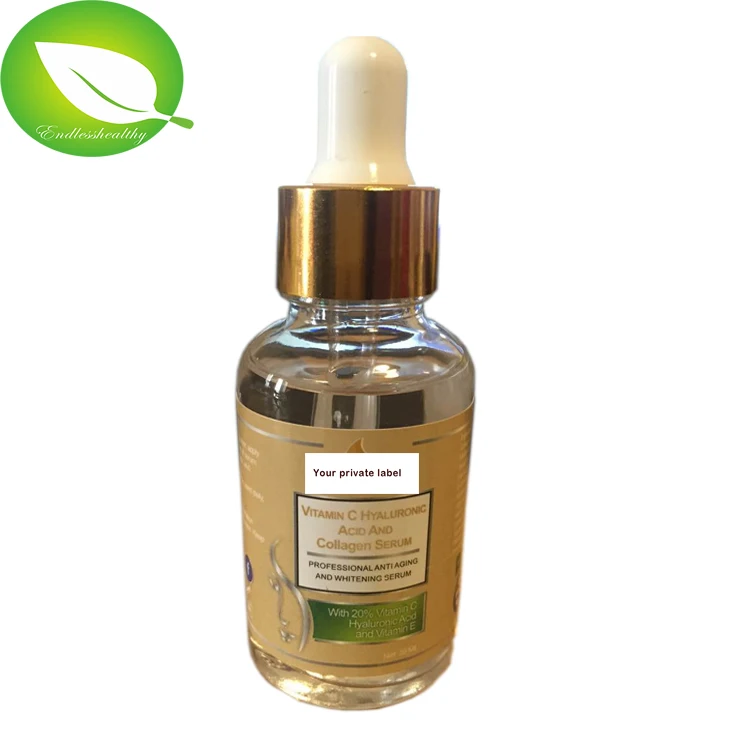 

Best vitamin c serum private label top quality personal Care 24k gold serum