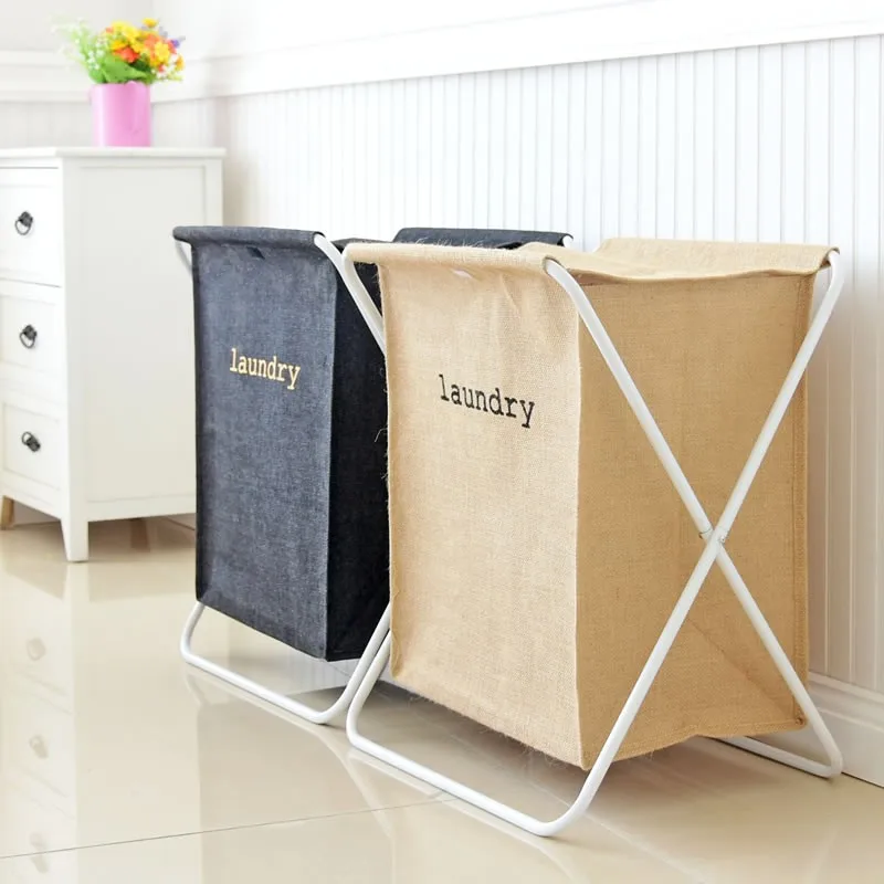 

Dirty Clothes Laundry Basket Hamper Tote Bag folding Laundry Basket