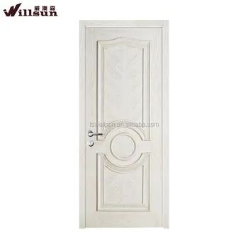 Modern Concise 2 Panel Center Circle Entrance Door Design With