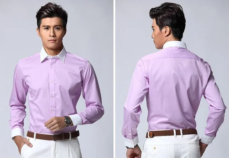 Latest New Model Chinese Clothing Cotton Spandex Business Formal Mens