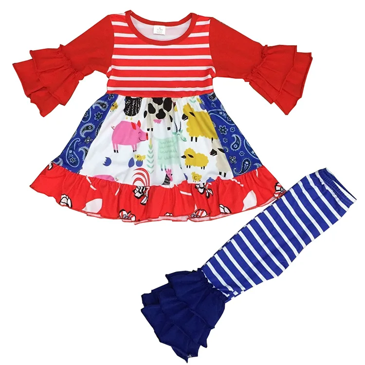 

Chicks Print Girls' Clothing Sets Brother And Sister Outfits Kids Clothing Sets