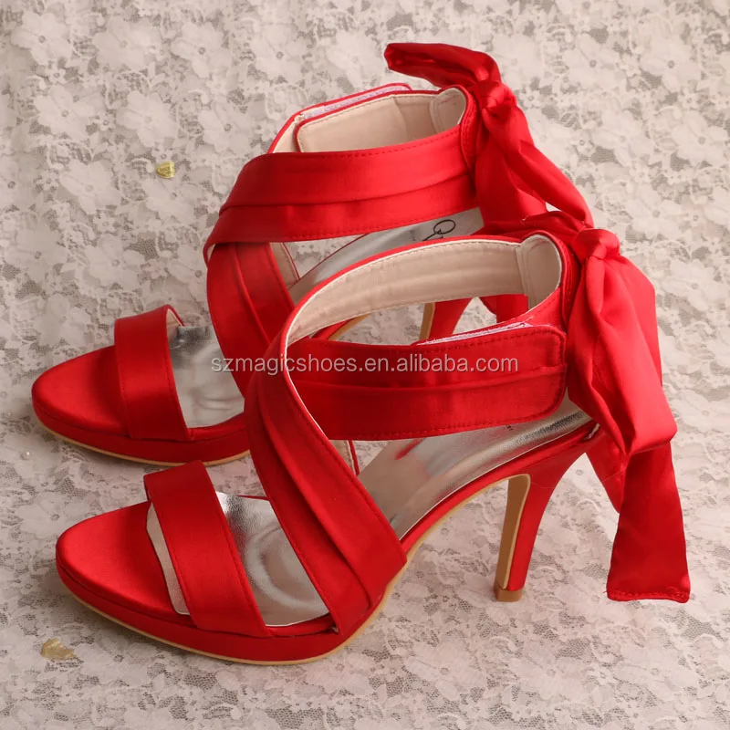 red occasion shoes