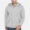 wholesale zip up 300gsm fleece hoodie with snaps pocket
