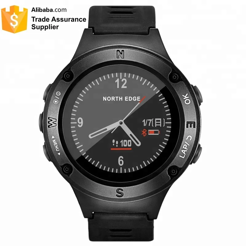 

2019 luxury smart watch military outdoor altimeter barometer Thermometer weather Multi-function outdoor smartwatch, Black