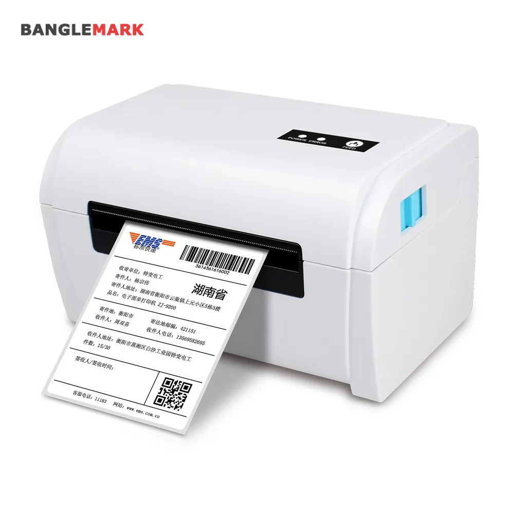 

4 inch thermal transfer label barcode printer with auto cutter
