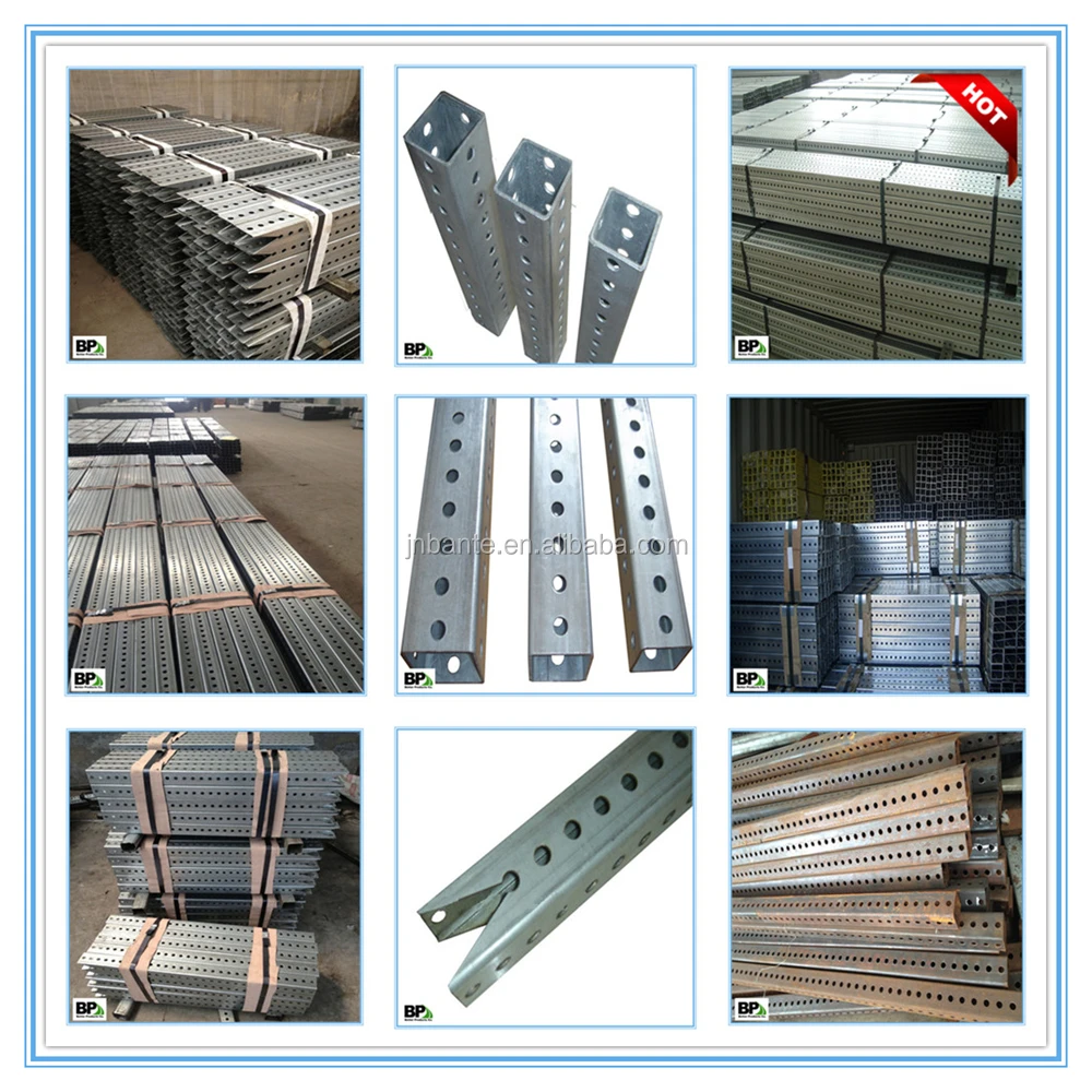 Square Sign Posts - Professional Pavement Products Galvanized Steel Square Marker Sign Post