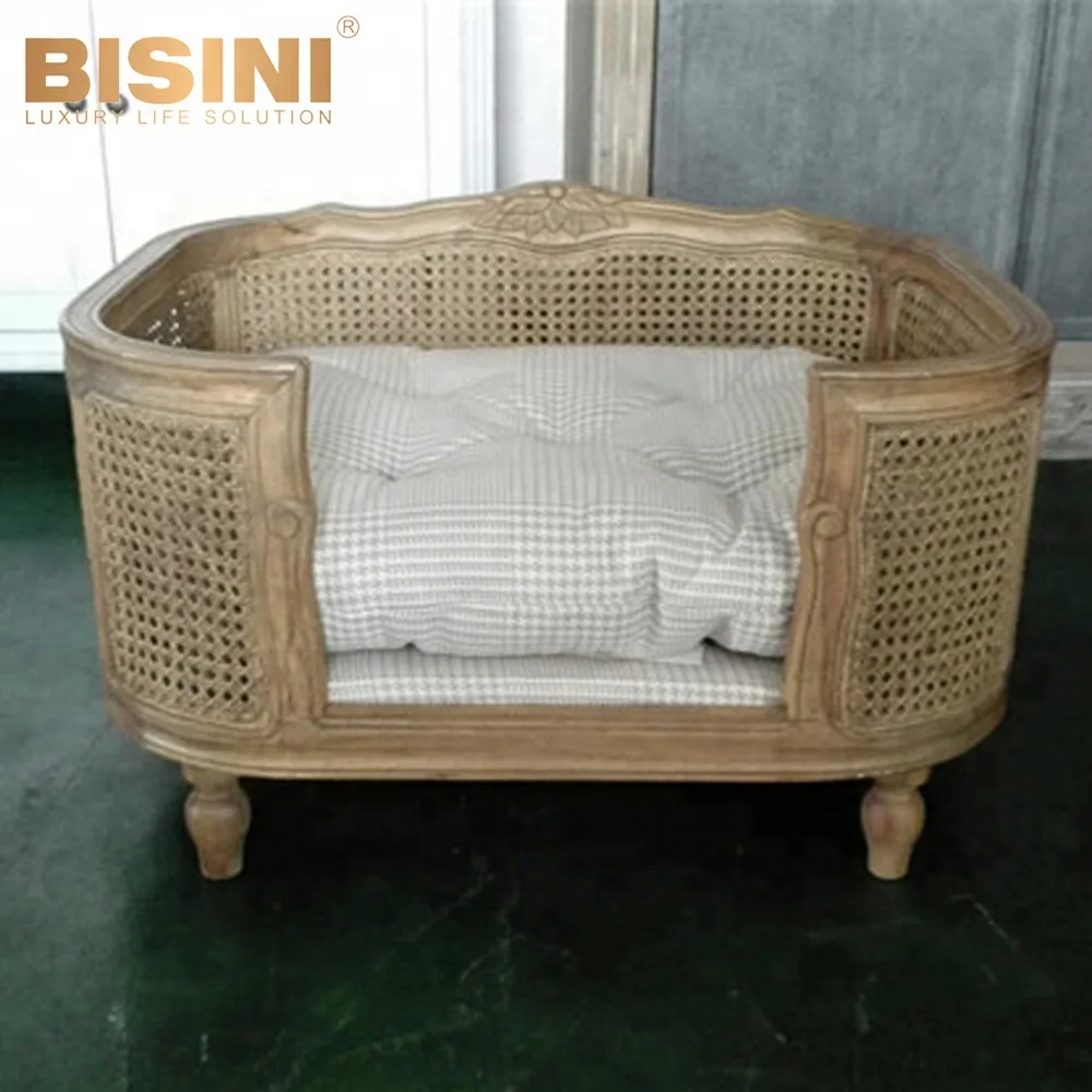 rattan pet bed