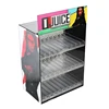 Counter Acrylic Display Shelf For Vape Shop 30ml E-juice Bottles Custom Acrylic Display Vape E-juice Shelf With Pushers
