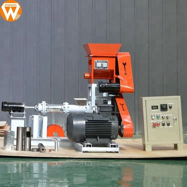 
Strongwin Stable Quality Pet fish feed extruder machine to make animal food 
