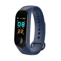 

M3 Fitness band Color-screen IP67 Waterproof blood pressure M3C Smart Bracelet sports Heart Rate M3 plus Smart band
