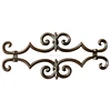 steel decorative garden fence iron main gate wrought iron metal rosette fence flower panels