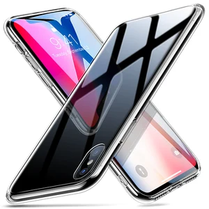 ESR Tempered Glass Silicone Case iPhone X 10