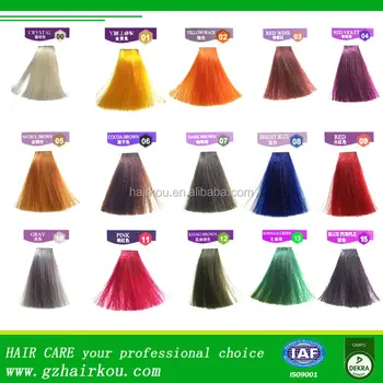 Oem Factory Super Colorant Semi Permanent Hair Dye Cream For