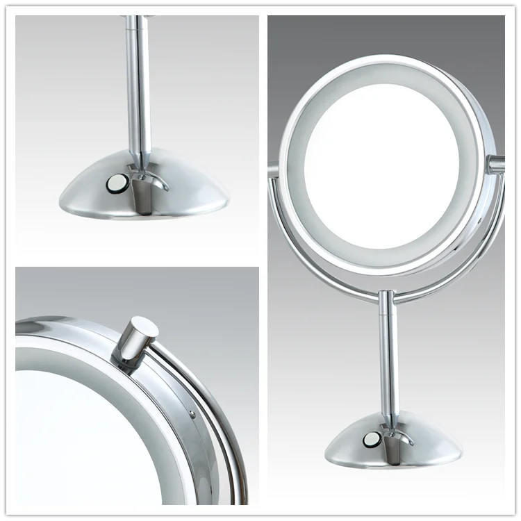 Low Price 20x Magnifying Mirror With Light Travel Makeup Mirror