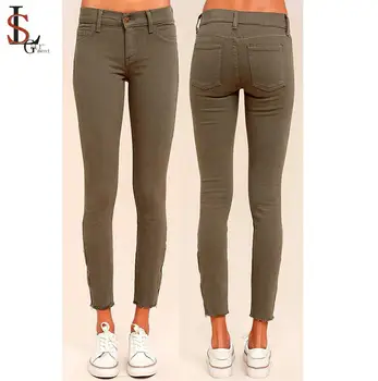 womens skinny jeans with ankle zipper