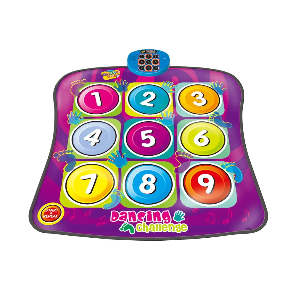 
Kids eco friendly electronic toy digital dance mat pad 