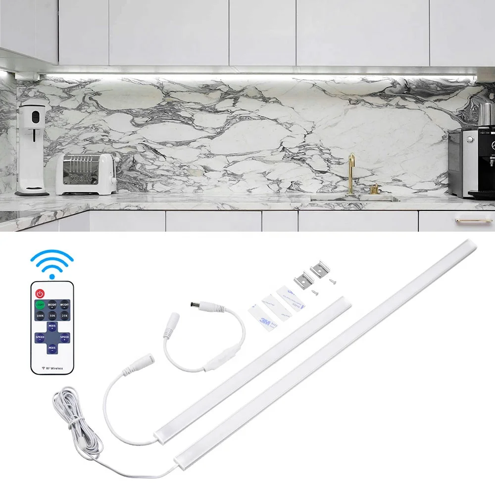 New model 30cm remote kitchen 12v cabinet puck light led for showcase