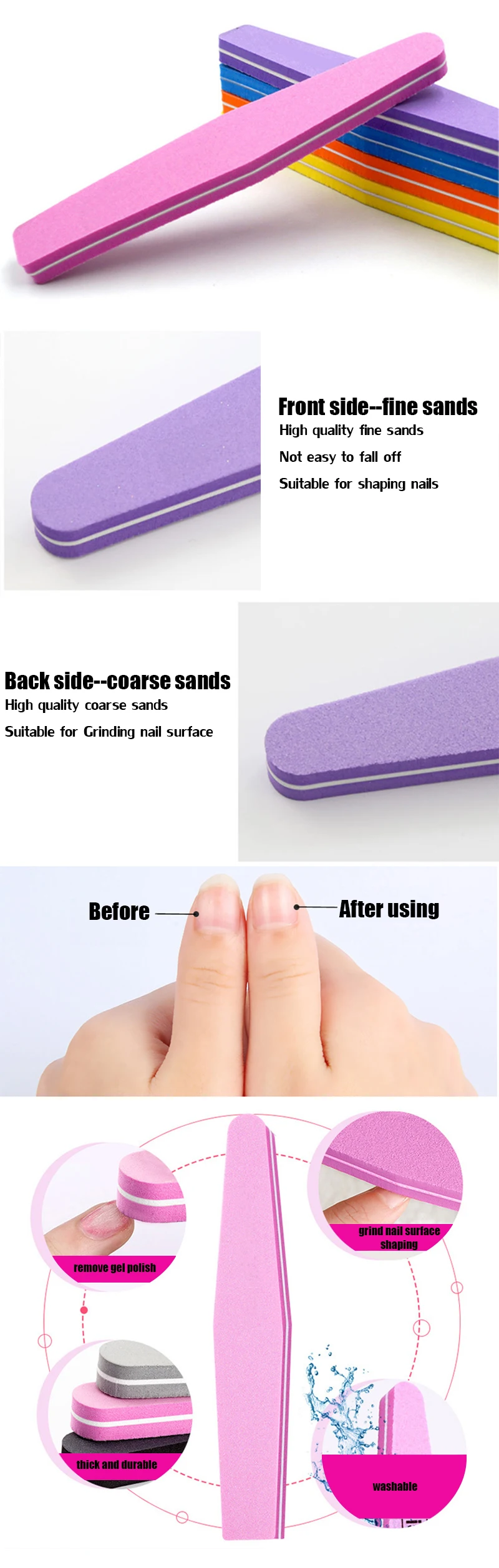 Wholesale Factory Price Top Quality Custom Washable Foam Mini Match Book Nail  File For Salon Use - Buy Washable Nail File,Custom Washable Nail File,High  Quality Washable Nail File Product on Alibaba.com